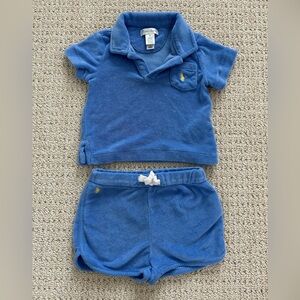 Ralph Lauren Kid’s Terry Cloth 2pc Set